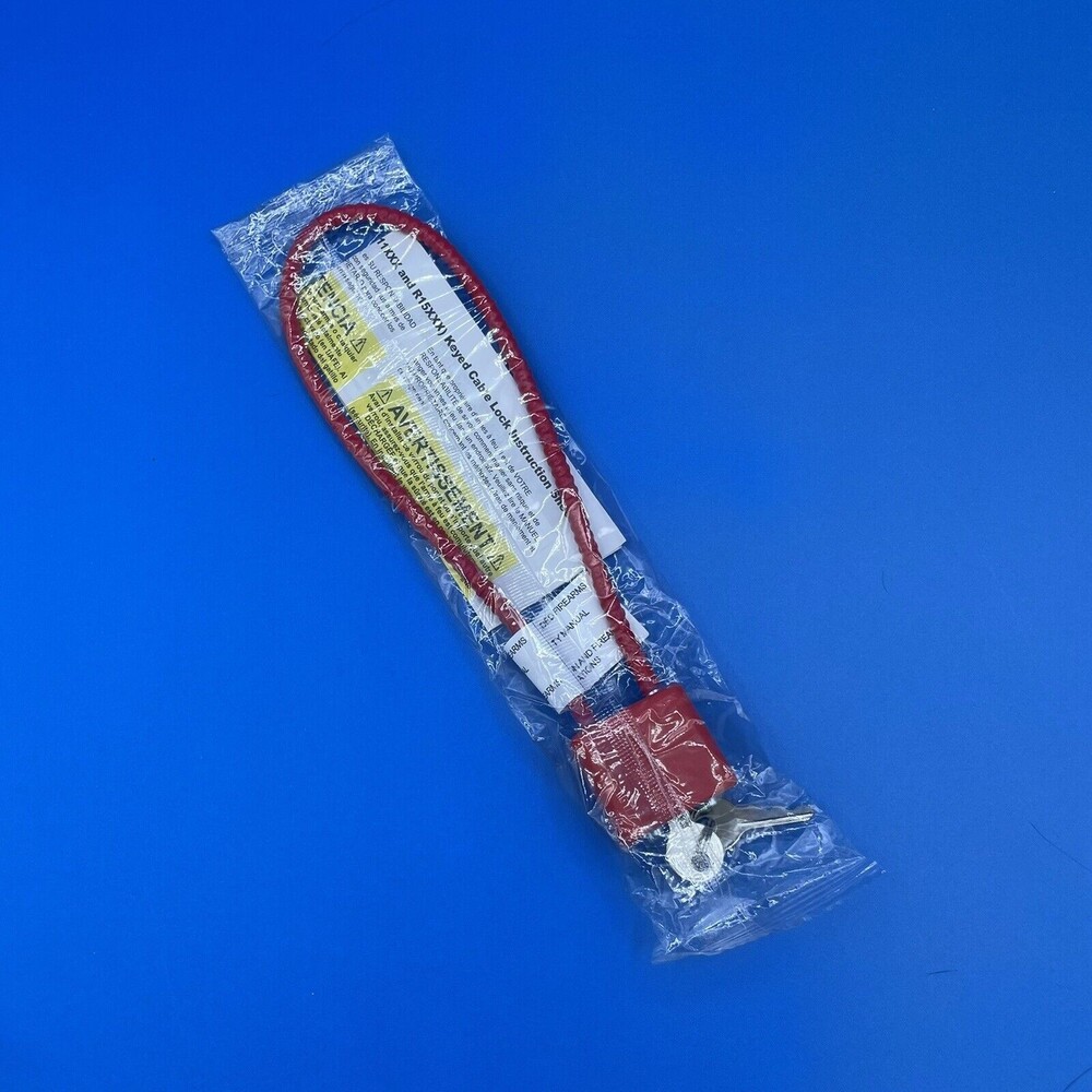 Regal Firearm Gun Safety Cable Lock R15SC3  (RED) *Brand New* 2 Keys